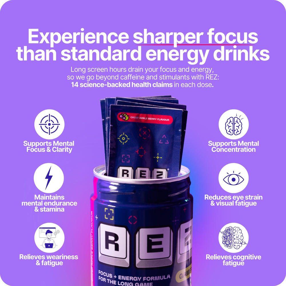 REZ Focus Drink - Relieve Screen Fatigue